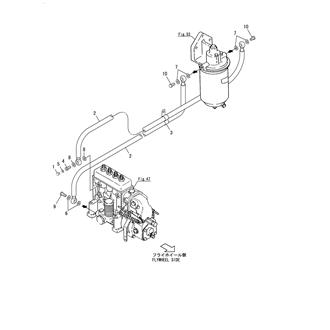 FIG 58. FUEL PIPE(PUMP-STRAINER)