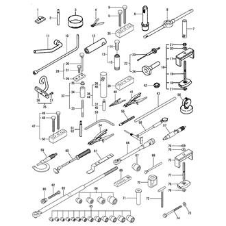 FIG 80. (76A)SPECIAL TOOL(4HD35A/30A)(OPTIONAL)