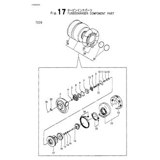 FIG 17. TURBOCHARGER COMPONENT PART