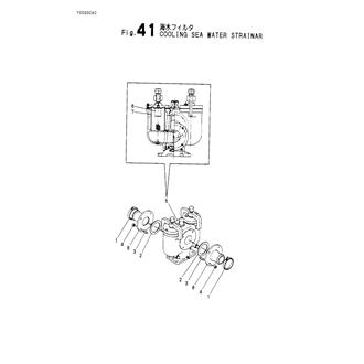 FIG 41. COOLING SEA WATER STRAINAR