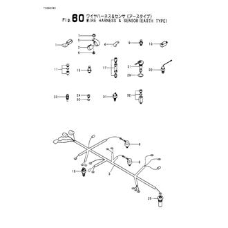 FIG 60. WIRE HARNESS & SENSOR(EARTH TYPE)