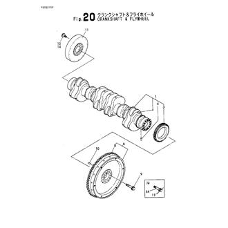 FIG 20. CRANKSHAFT & FLYWHEEL