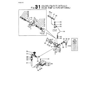 FIG 31. BILGE PUMP & PIPE(OPTIONAL)