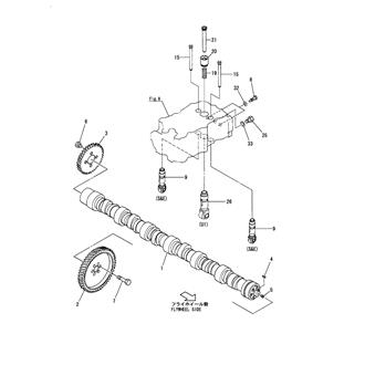 FIG 10. CAMSHAFT & VALVE WORKING DEVIC