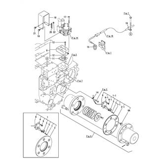 FIG 15. ELECTRONIC TROLLING(ROTATION PICKUP DEVICE & SUB PLATE)