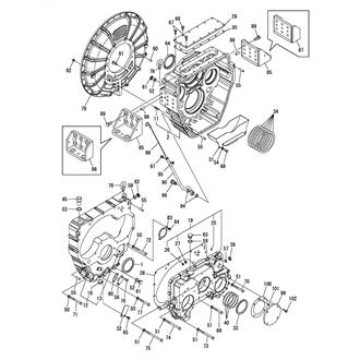 FIG 23. (1A)CLUTCH HOUSING(YXH-160-6)