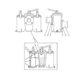 FIG 63. SEA WATER STRAINER(DUPLEX)