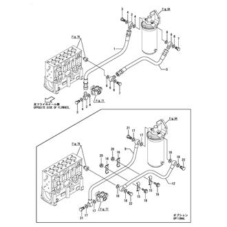 FIG 89. FUEL PIPE(PUMP-STRAINER)(SINGLE)