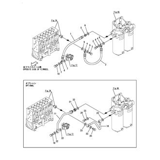 FIG 90. FUEL PIPE(PUMP-STRAINER)(DUPLEX)