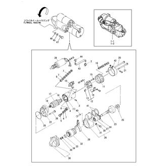 FIG 46. STARTER MOTOR(EARTH FLOAT TYPE)