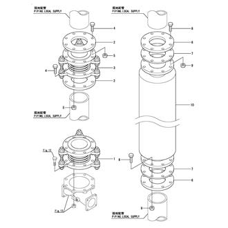 FIG 74. EXHAUST BELLOWS & SILENCER