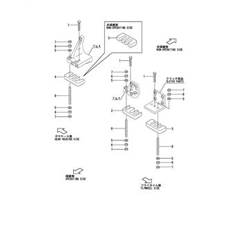 FIG 7. ENGINE SET PARTS(YXH-130-3, YXH2-130-3)(STEEL & ALUMINUM VESSEL)