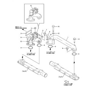 FIG 32. COOLING PIPE(FRESH WATER)(HEAD OUT - FRESH WATER COOLER INLET)