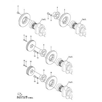 FIG 74. FRONT COUPLING(V-PULLEY)