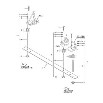 FIG 91. (5A)ENGINE SET PARTS(YXH-130-4, YXH2-130-4)(WOODEN & FRP VESSEL)