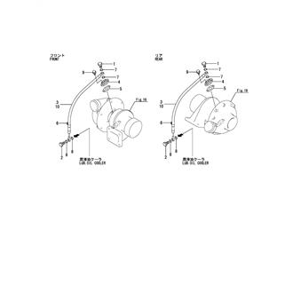 FIG 126. (26B)LUB. OIL PIPE(TURBINE INLET)(JCI, JG SPEC.)