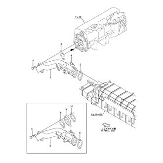 FIG 135. (34B)COOLING PIPE(SEA WATER)(INTER COOLER - FRESH WATER COOLER)