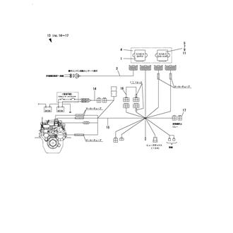 FIG 17. WIRE HARNESS(ELECTRONIC TROLLING/OPTIONAL)