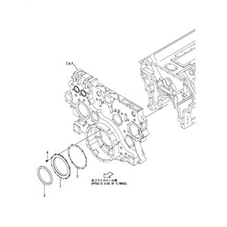 FIG 6. OIL SEAL CASE(OPPOSITE SIDE OF FLYWHEEL)