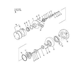 FIG 33. TURBOCHARGER COMPONENT PART