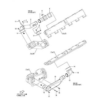 FIG 75. C.F.W.PIPE(HEAD-EXH.CONNECTING PIPE)