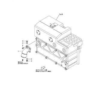 FIG 84. C.S.W.PIPE(F.W.COOLER OUT)