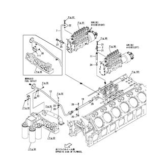 FIG 106. FUEL PIPE(INJECTION PUMP OUT)