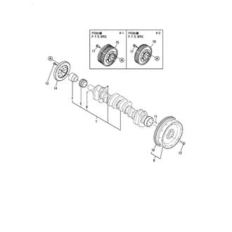 FIG 20. CRANKSHAFT & FLYWHEEL