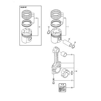 FIG 21. PISTON & CONNECTING ROD