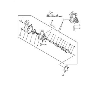 FIG 30. COOLING FRESH WATER PUMP