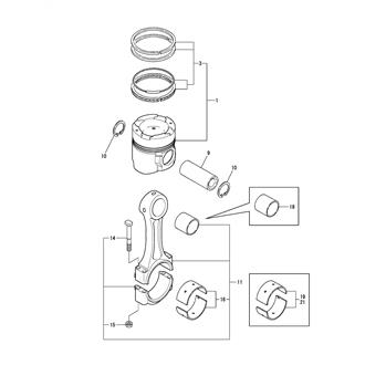 FIG 23. PISTON & CONNECTING ROD