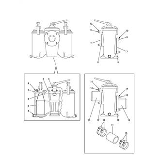 FIG 61. (34L)COOLING FILTER(SEA WATER)(DUPLEX)