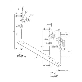 FIG 79. (5B)ENGINE SET PARTS(YX-161L-4)(WOODEN & FRP VESSEL)