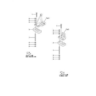 FIG 81. (6B)ENGINE SET PARTS(CLUTCHLESS)(STEEL & ALUMINUM VESSEL)