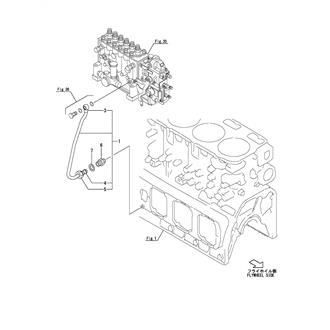 FIG 104. (27B)LUB. OIL PIPE(FUEL INJECTION PUMP OUTLET)