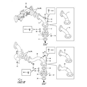 FIG 119. (34I)COOLING PIPE(CLUTCH)(SHIPS CLASSIFICATION SPEC.)(FROM MAR. 2016)