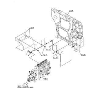 FIG 91. FUEL OVERFLOW PIPE(FUEL INJECTION PUMP)