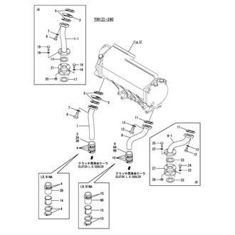 FIG 68. COOLING PIPE(SEA WATER)(CLUTCH IN/OUT)