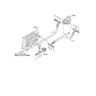 FIG 86. FUEL PIPE(PUMP-STRAINER)(SINGLE)