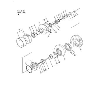 FIG 33. TURBOCHARGER COMPONENT PART(12AY-WGT)