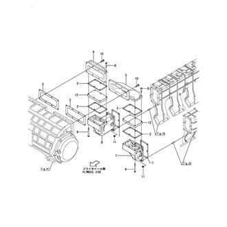 FIG 43. AIR DUCT(AIR COOLER OUT)