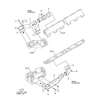 FIG 75. C.F.W.PIPE(HEAD-EXH.CONNECTING PIPE)