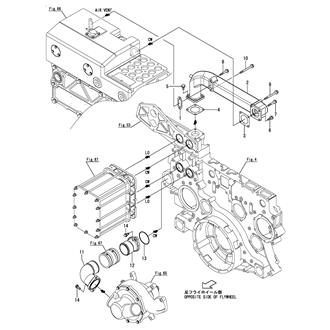 FIG 79. C.F.W.PIPE(L.O.COOLER IN/BY-PASS)