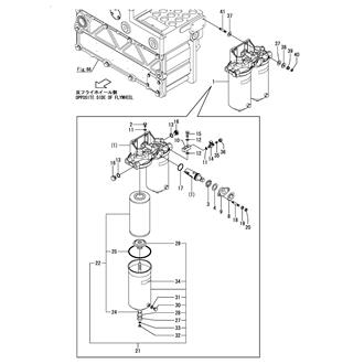 FIG 105. FUEL STRAINER(SELECTOR COCK TYPE)