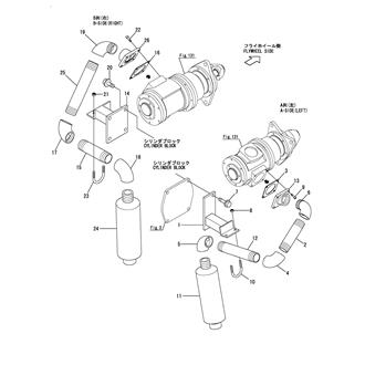 FIG 133. AIR OUTLET PIPE(AIR MOTOR)