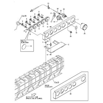 FIG 147. INSTRUMENT PANEL(ENGINE ATTACHED)