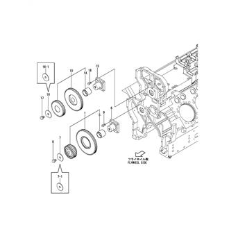 FIG 29. IDLE GEAR(SIDE OF FLYWHEEL)