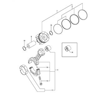 FIG 45. PISTON & CONNECTING ROD