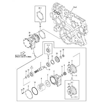 FIG 64. COOLING PUMP(SEA WATER)(JABSCO TYPE)