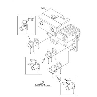 FIG 82. COOLING BEND(ENGINE INLET/OUTLET)(SEPARATE TYPE FRESH WATER COOLER SPEC.)